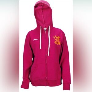 NWT Asics Pink Hoodie XS